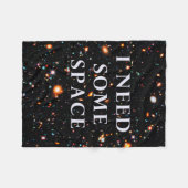 Ich brauche etwas Platz Fleecedecke (Vorderseite (Horizontal))