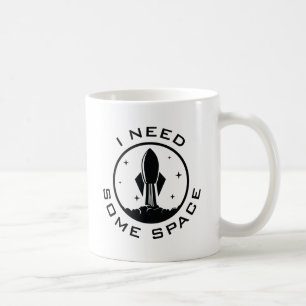 Ich brauche etwas Platz Kaffeetasse