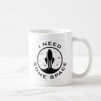 Ich brauche etwas Platz Kaffeetasse