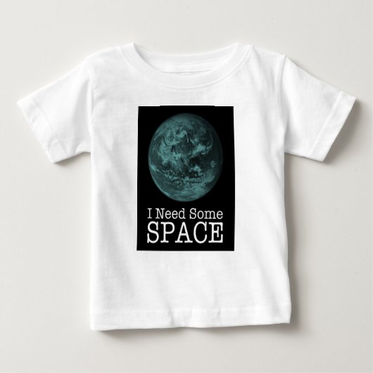 Ich brauche etwas Space Baby Romper Baby T-shirt (Vorderseite)