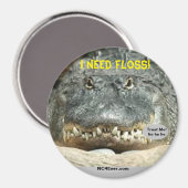 Ich brauche Floß! lustiger Magnet (Vorderseite/Rückseite)