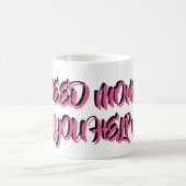 ICH BRAUCHE GELD, WERDEN SIE MIR HELFEN? KAFFEETASSE (Mittel)