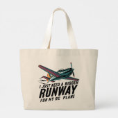 Ich brauche gerade eine größere Runway für mein RC Jumbo Stoffbeutel (Rückseite)