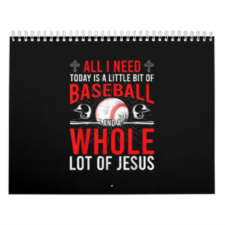 Ich brauche heute Baseball eine Menge Jesus Baseba Kalender