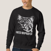 Ich brauche Ibuprofen Lustige Katze Meme Shirt (Vorderseite)