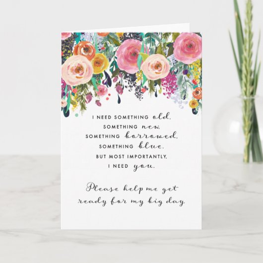 Ich brauche Ihre Hochzeitskarte, Ashley Collection Karte (Vorderseite)