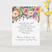 Ich brauche Ihre Hochzeitskarte, Ashley Collection Karte (Gelbe Blume)