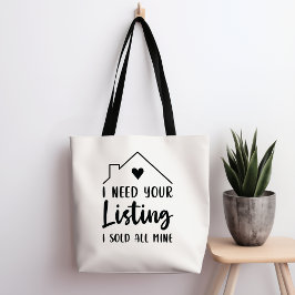 Ich brauche Ihre Liste, die ich alle meine Tote-Ta Tasche