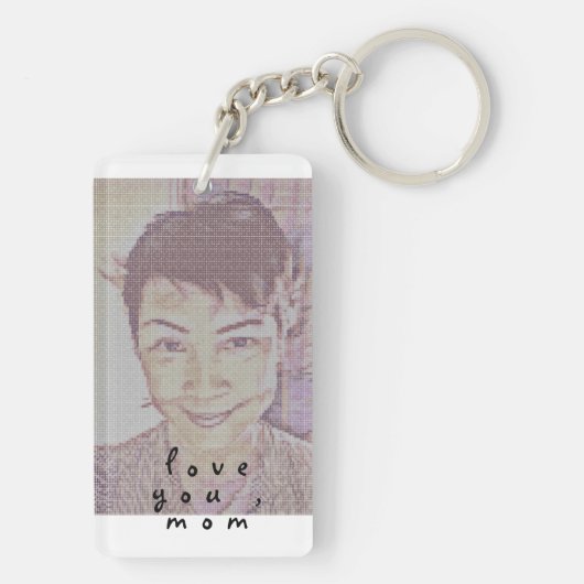 Ich brauche immer Mutter Schlüsselanhänger (Rückseite)