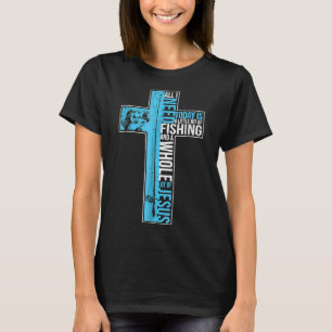Ich brauche Jesus Christlichen Kreuzfisch 15573 T-Shirt
