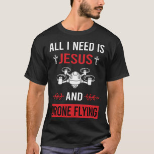 Ich brauche Jesus Drone als Drohnen T-Shirt