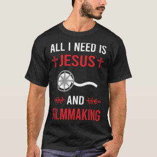Ich brauche Jesus Filmmaker Film machen T-Shirt