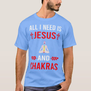 Ich brauche Jesus und Chakra Chakras T-Shirt