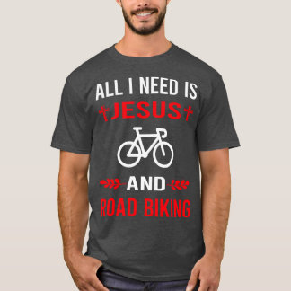Ich brauche Jesus und Fahrrad T-Shirt