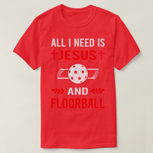 Ich brauche Jesus und Fußball T-Shirt (Design vorne)