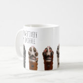 Ich brauche Kaffee-Hund Kaffeetasse (Vorderseite Links)