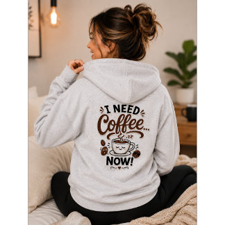 Ich brauche Kaffee Kaffeeliebhaber-Geschenk-Hoodie Hoodie