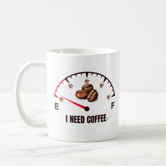 Ich brauche Kaffee Kaffeetasse