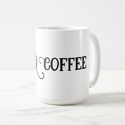 Ich brauche Kaffee Kaffeetasse (VorderseiteRechts)