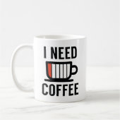 Ich brauche Kaffee Kaffeetasse (Links)