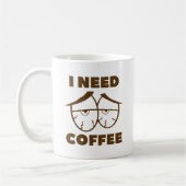 Ich brauche Kaffee Kaffeetasse (Links)