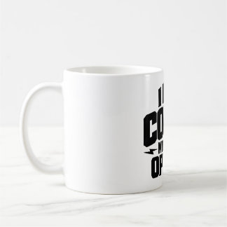Ich brauche Kaffee, nicht Ihre Meinung Typografie- Kaffeetasse
