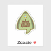 Ich brauche Kaffee-Raum! Aufkleber (Blatt)