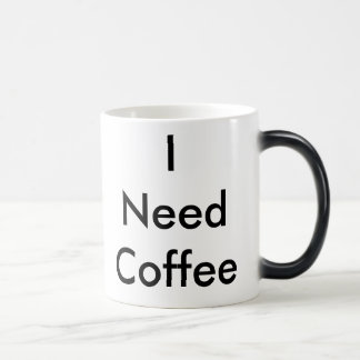 "Ich brauche Kaffee" Tasse