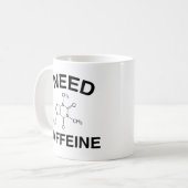 Ich brauche Kaffee-Tasse Kaffeetasse (Vorderseite Links)