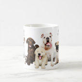 Ich brauche Kaffee und Hunde Kaffeetasse (Mittel)