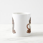 Ich brauche Kaffee - Welpe in einer Tasse (Mittel)