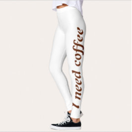 Ich brauche Kaffee Workout-Leggings für Frauen Leggings