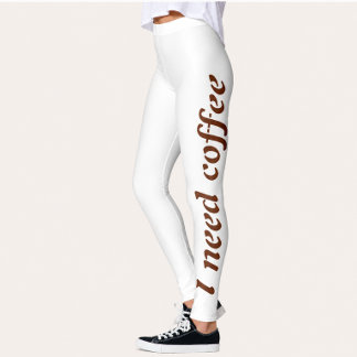 Ich brauche Kaffee Workout-Leggings für Frauen Leggings