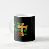Ich brauche kein Glück, ich habe Jesus Baby Got Kaffeetasse (Vorderseite Links)