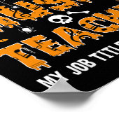 Ich brauche kein Kostüm, ich bin Musiklehrerin Hal Poster (Ecke)