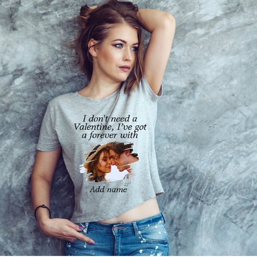 Ich brauche kein Valentin, mit dem ich ewig Got ha T-Shirt