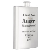 Ich brauche kein Wutmanagement Flachmann (Rechts)