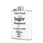 Ich brauche kein Wutmanagement! Flachmann (Links)