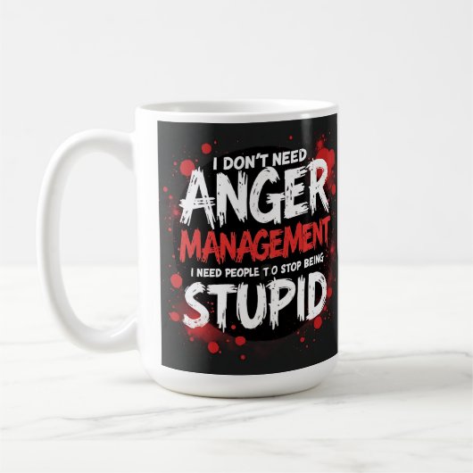 Ich brauche kein Wutmanagement Kaffeetasse (Links)