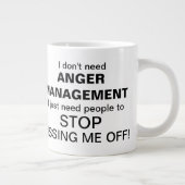 Ich brauche keine Jumbo-Tasse für die Verwaltung v (Rechts)