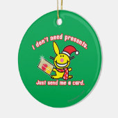 Ich brauche keine Präsentationen Keramik Ornament (Links)