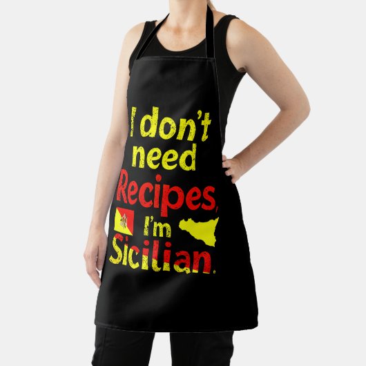 Ich brauche keine Rezepte, ich bin sizilianisch Schürze (InSitu)