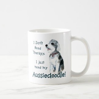 Ich brauche keine Therapie - Aussiedoodle Kaffeetasse