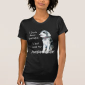 Ich brauche keine Therapie - Aussiedoodle T-Shirt (Vorderseite)