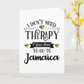 Ich brauche keine Therapie, die ich einfach nur na Karte (Gelbe Blume)