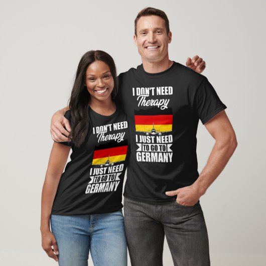 Ich brauche keine Therapie, die ich nur in Deutsch T-Shirt (Unisex)