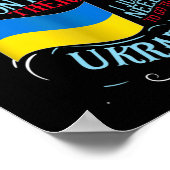 Ich brauche keine Therapie, die ich nur in die Ukr Poster (Ecke)