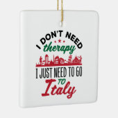 Ich brauche keine Therapie, die ich nur nach Itali Keramikornament (Rechts)