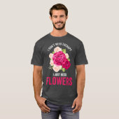 Ich brauche keine Therapie ich brauche Blume Blume T-Shirt (Vorne ganz)