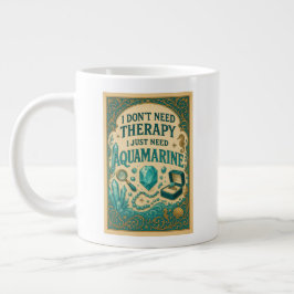 Ich brauche keine Therapie, ich brauche nur Aquama Jumbo-Tasse